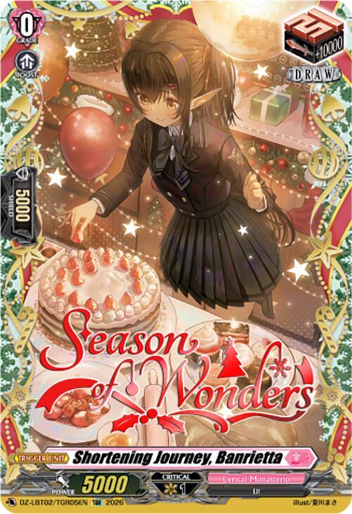 Cardfight Vanguard DZ-LBT02: Lyrical Monasterio Season of Wonders Shortening Journey, Banrietta DZ-LBT02/TGR05EN TGR Near Mint