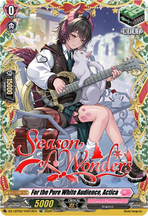 Cardfight Vanguard DZ-LBT02: Lyrical Monasterio Season of Wonders For the Pure White Audience, Actica DZ-LBT02/TGR10EN TGR Near Mint