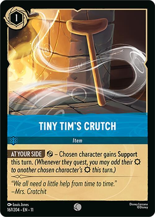 Lorcana TCG Winterspell Tiny Tim's Crutch 167/204 Common Near Mint