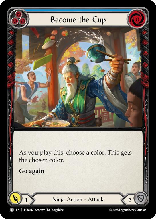 Flesh & Blood TCG Compendium of Rathe Become The Cup (Blue) PEN042 Common Near Mint