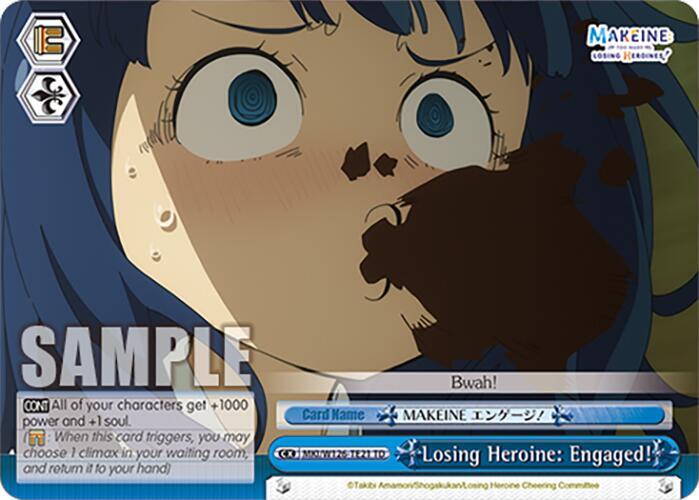 Weiss Schwarz Makeine: Too Many Losing Heroines! Losing Heroine: Engaged! MKI/W126-TE21 TD Trial Deck Near Mint