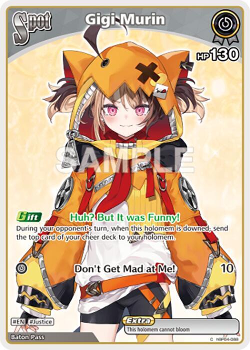 hololive OFFICIAL CARD GAME Curious Universe Gigi Murin (C) hBP04-088 Common Near Mint
