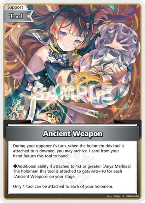 hololive OFFICIAL CARD GAME Curious Universe Ancient Weapon (U) hBP04-099 Uncommon Near Mint