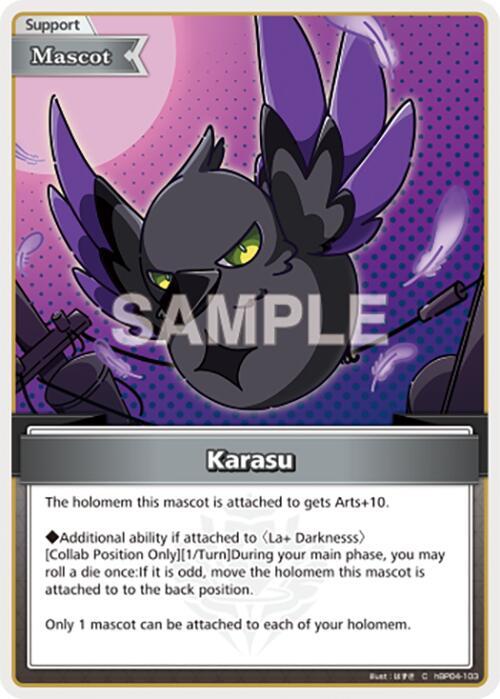 hololive OFFICIAL CARD GAME Curious Universe Karasu (C) hBP04-103 Common Near Mint