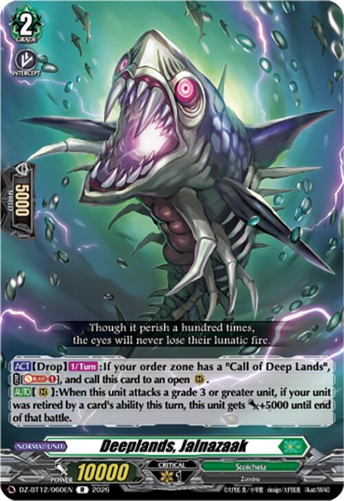 Cardfight Vanguard DZ-BT12: Chasm of Lost Souls Deeplands, Jalnazaak DZ-BT12/060EN - R Near Mint