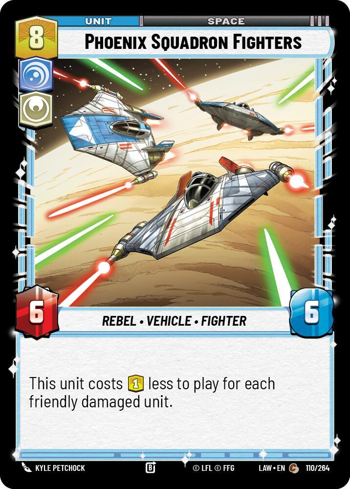 Star Wars: Unlimited A Lawless Time Phoenix Squadron Fighters 110/264 Common Near Mint