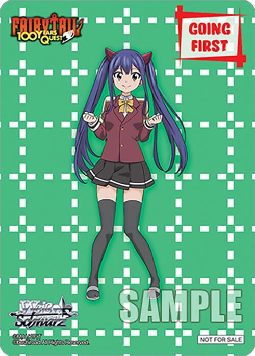 Weiss Schwarz FAIRY TAIL 100 YEARS QUEST Going First (Innocent Eyes, Wendy) Promo Near Mint