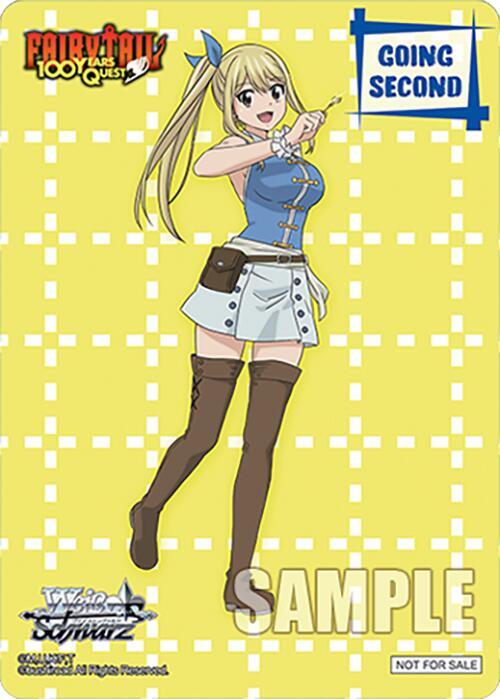 Weiss Schwarz FAIRY TAIL 100 YEARS QUEST Going Second (Power of the Shimmering Stars, Lucy) Promo Near Mint
