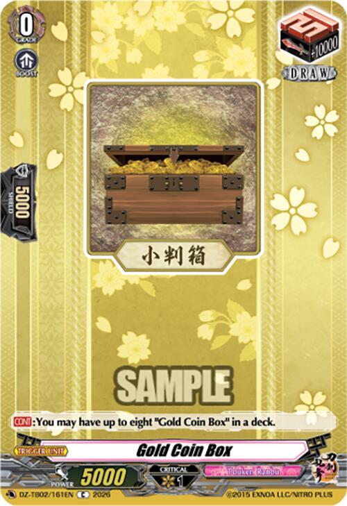 Cardfight Vanguard DZ-TB02: Touken Ranbu Online Gold Coin Box DZ-TB02/161EN C Near Mint