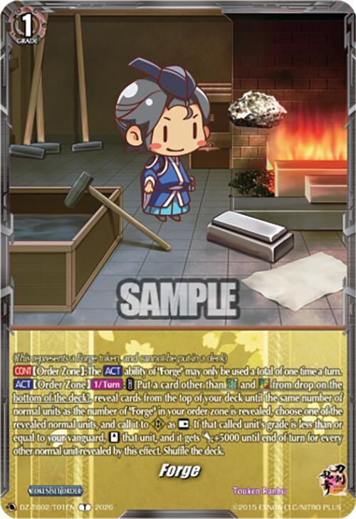 Cardfight Vanguard DZ-TB02: Touken Ranbu Online Forge DZ-TB02/T01EN T Near Mint
