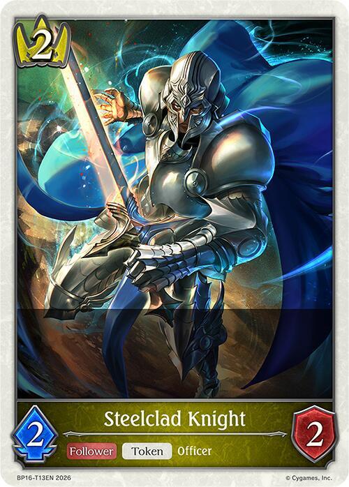 Shadowverse: Evolve BP16: New World Genesis Steelclad Knight BP16-T13EN None Near Mint