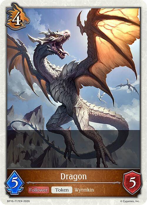 Shadowverse: Evolve BP16: New World Genesis Dragon BP16-T17EN None Near Mint