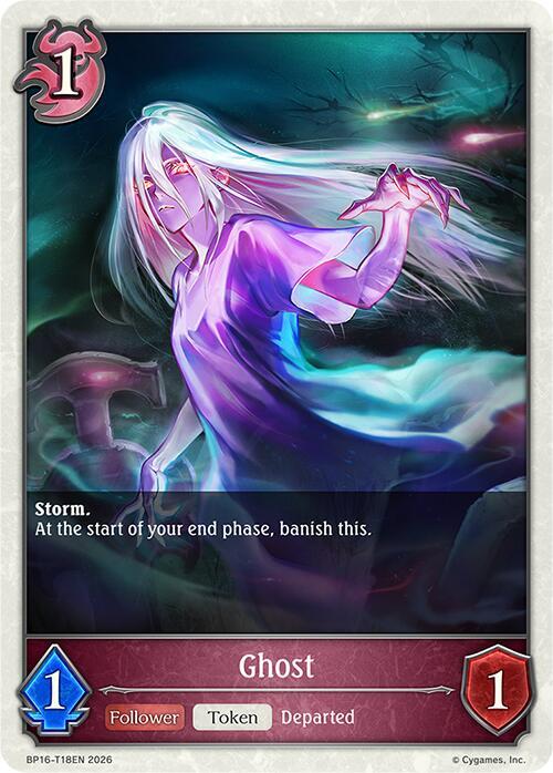 Shadowverse: Evolve BP16: New World Genesis Ghost BP16-T18EN None Near Mint