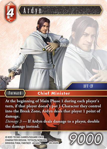 Final Fantasy TCG Dreamlike Oceans Ardyn 28-002R Rare Near Mint