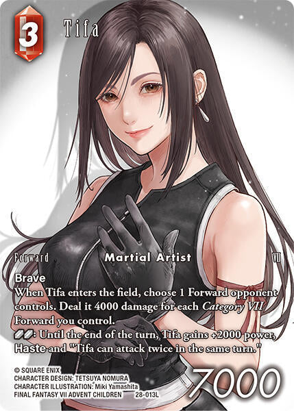 Final Fantasy TCG Dreamlike Oceans Tifa (Full Art) 28-013L Legend Near Mint Foil