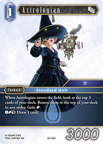 Final Fantasy TCG Dreamlike Oceans Astrologian 28-103C Common Near Mint Foil