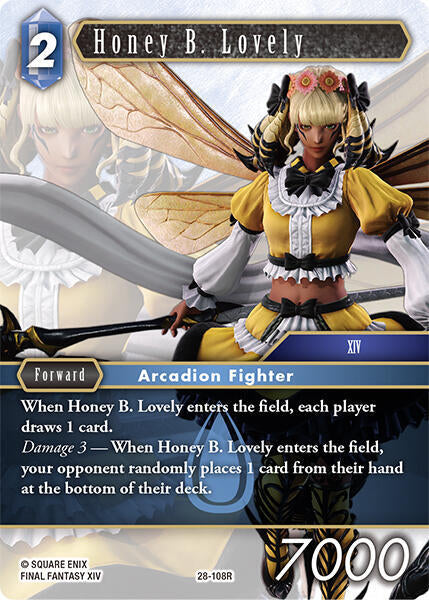 Final Fantasy TCG Dreamlike Oceans Honey B. Lovely 28-108R Rare Near Mint Foil