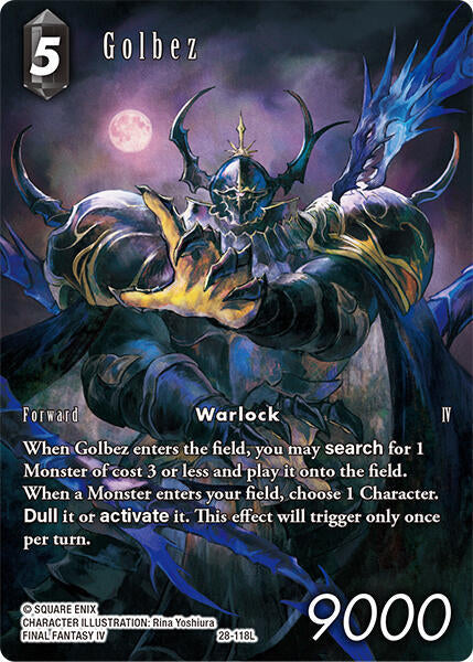 Final Fantasy TCG Dreamlike Oceans Golbez (Full Art) 28-118L Legend Near Mint Foil