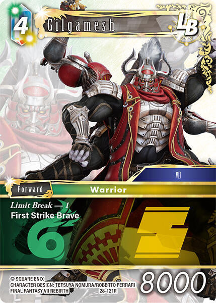 Final Fantasy TCG Dreamlike Oceans Gilgamesh 28-121R Rare Near Mint