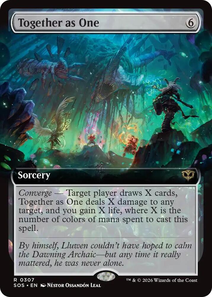 Magic: The Gathering Secrets of Strixhaven Together as One (Extended Art) 307 R Near Mint Foil