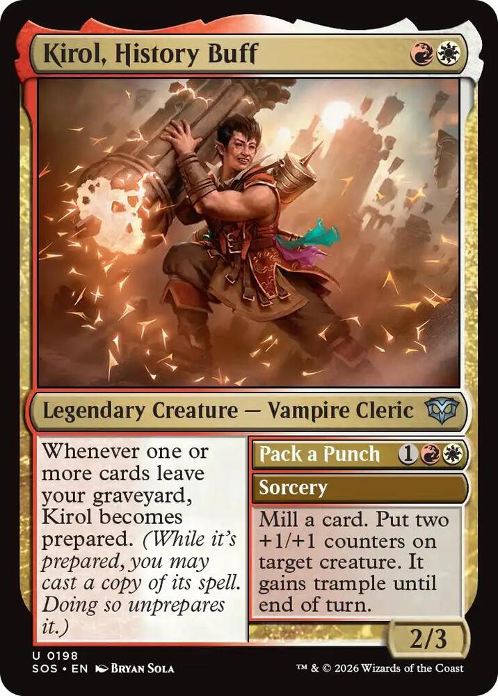 Magic: The Gathering Secrets of Strixhaven Kirol, History Buff 198 U Near Mint (Italian)