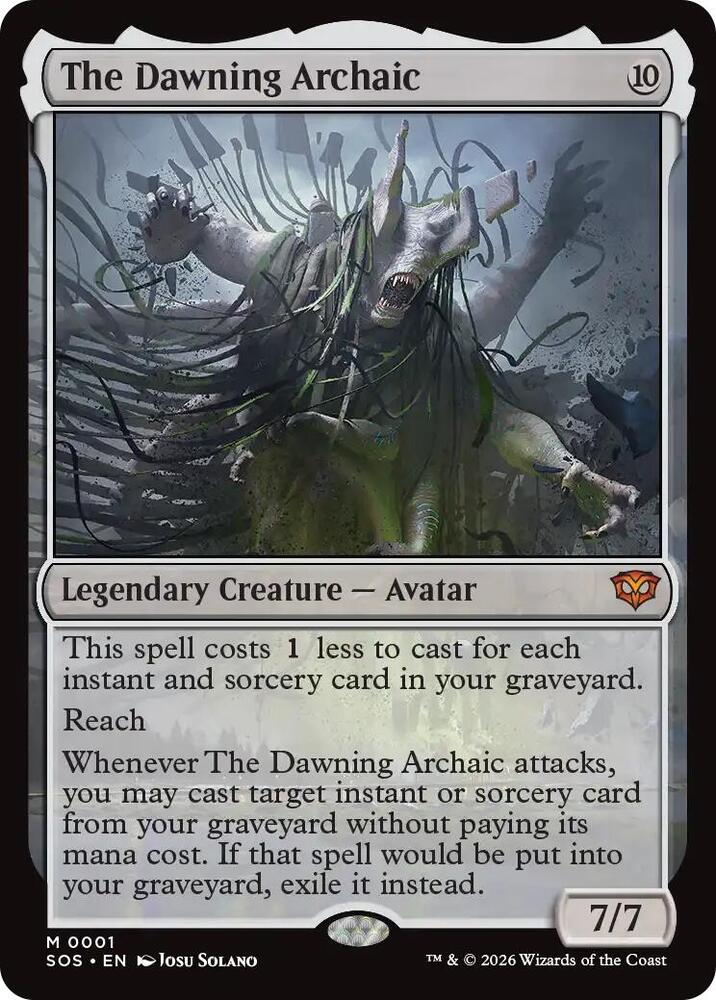 Magic: The Gathering Secrets of Strixhaven The Dawning Archaic 1 M Near Mint