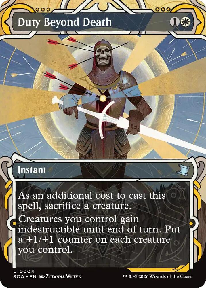 Magic: The Gathering Secrets of Strixhaven: Mystical Archive Duty Beyond Death 4 U Near Mint (Spanish)