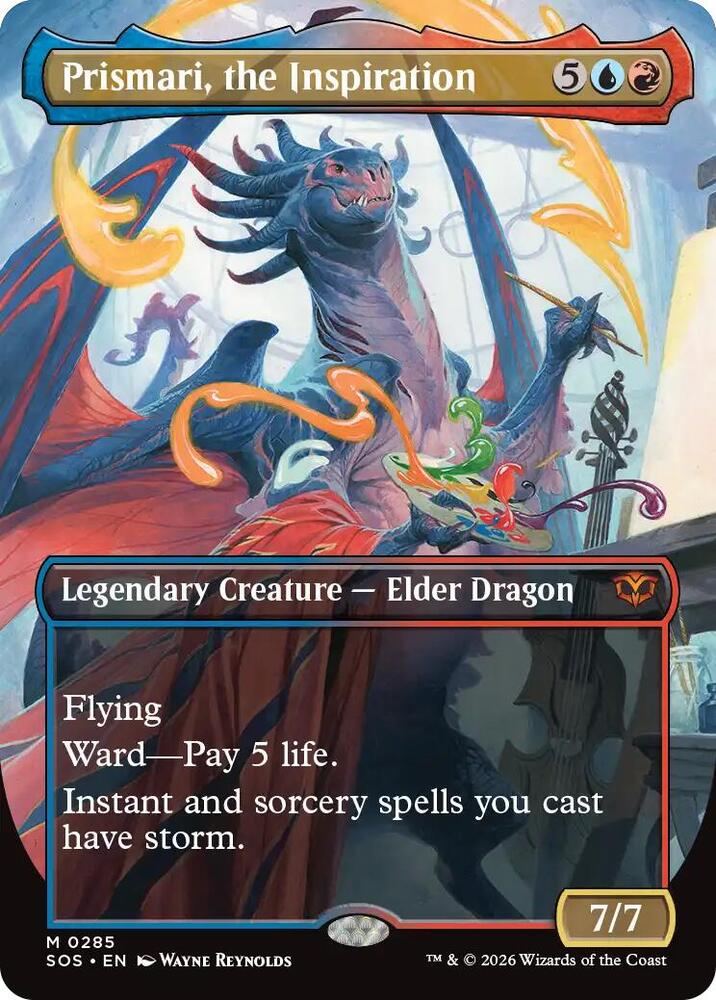 Magic: The Gathering Secrets of Strixhaven Prismari, the Inspiration (Borderless) 285 M Near Mint (French)