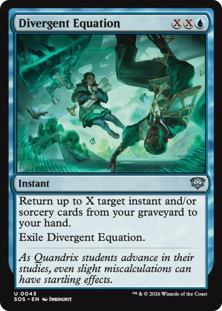Magic: The Gathering Secrets of Strixhaven Divergent Equation 43 U Near Mint