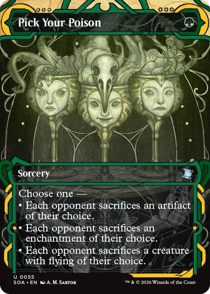 Magic: The Gathering Secrets of Strixhaven: Mystical Archive Pick Your Poison 55 U Near Mint (German)
