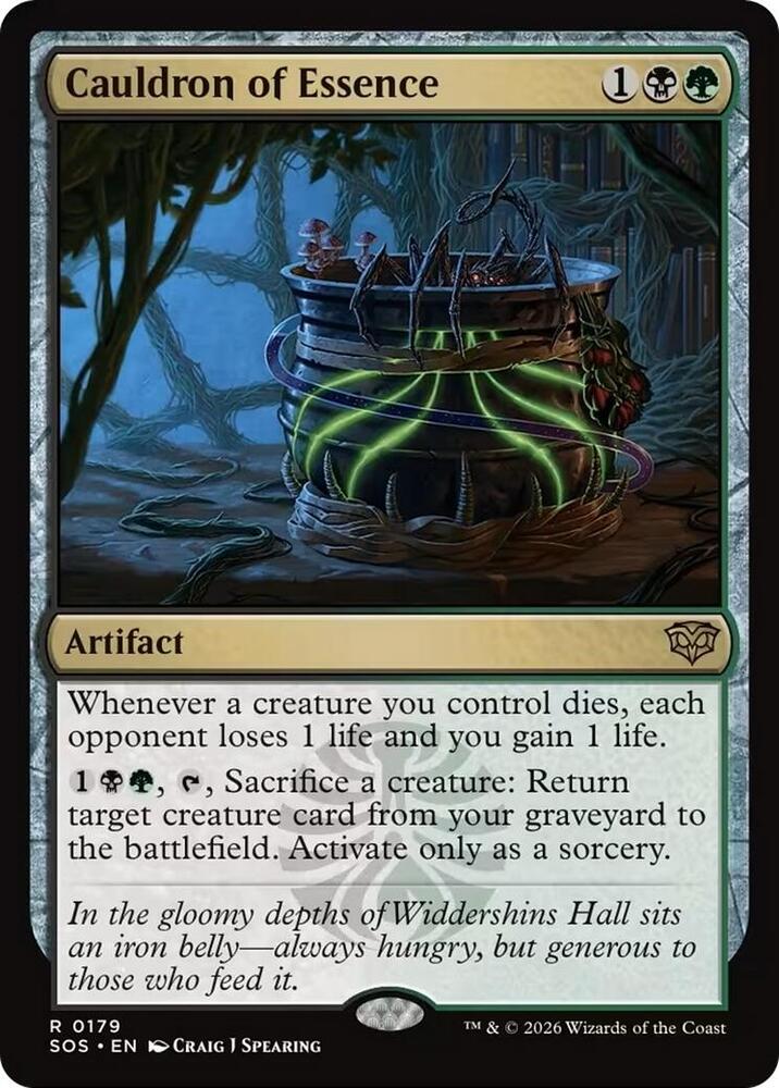 Magic: The Gathering Secrets of Strixhaven Cauldron of Essence 179 R Near Mint (German)