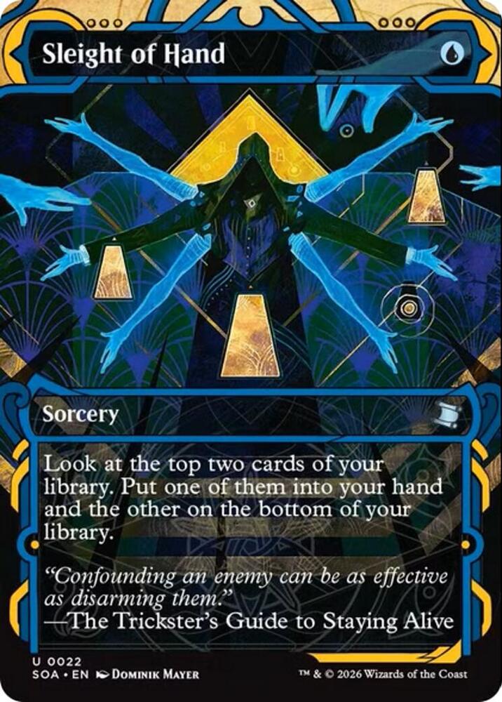 Magic: The Gathering Secrets of Strixhaven: Mystical Archive Sleight of Hand 22 U Near Mint (Spanish)