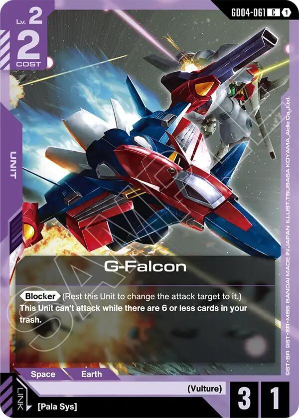 Gundam Card Game Phantom Aria G-Falcon GD04-061 Common Near Mint