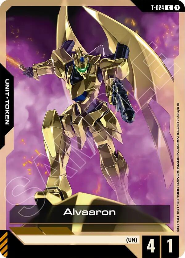Gundam Card Game Phantom Aria Alvaaron T-024 Common Near Mint