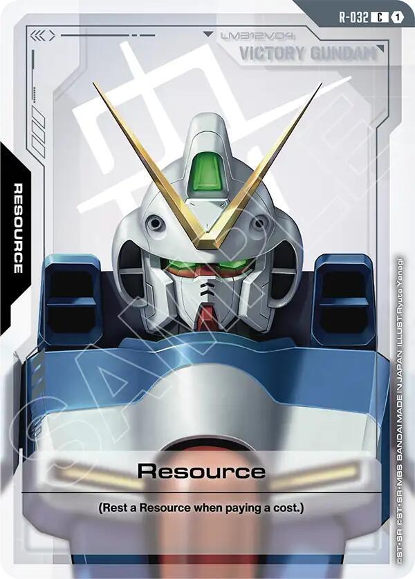 Gundam Card Game Phantom Aria Resource (R-032) R-032 Common Near Mint