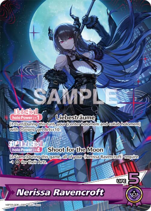 hololive OFFICIAL CARD GAME Enchant Regalia Nerissa Ravencroft (OSR) hBP05-006 Oshi Super Rare Near Mint Foil