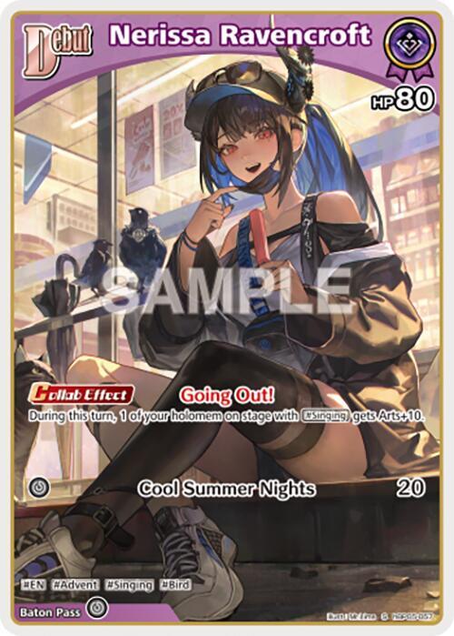 hololive OFFICIAL CARD GAME Enchant Regalia Nerissa Ravencroft (S) (hBP05-057) hBP05-057 Special Near Mint Foil