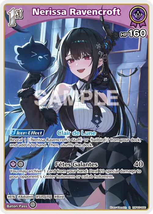 hololive OFFICIAL CARD GAME Enchant Regalia Nerissa Ravencroft (R) hBP05-060 Rare Near Mint Foil