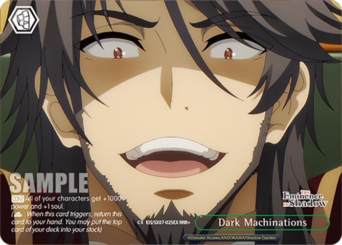 Weiss Schwarz The Eminence in Shadow Dark Machinations (RRR+) EIS/SX07-025EX Triple Rare Plus Near Mint