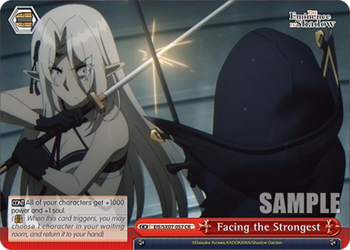 Weiss Schwarz The Eminence in Shadow Facing the Strongest EIS/SX07-057 Climax Rare Near Mint
