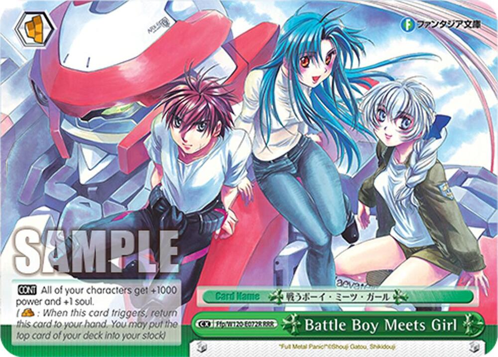 Weiss Schwarz Fujimi Fantasia Bunko Vol.2 Battle Boy Meets Girl (RRR) Ffp/W120-E072R RRR Triple Rare Near Mint