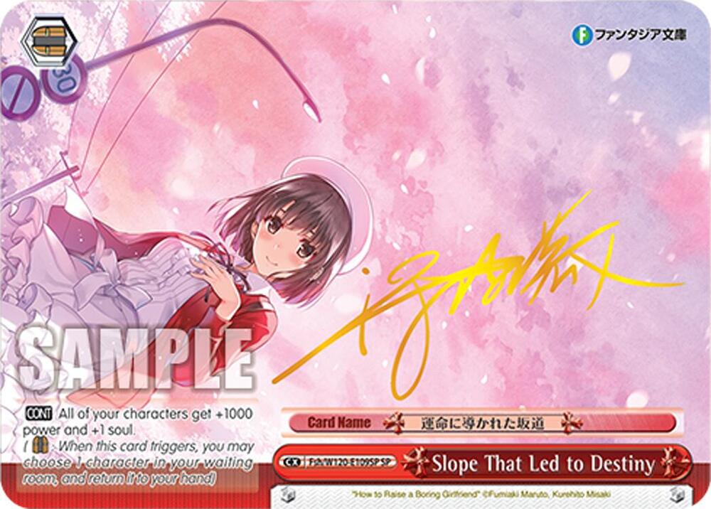 Weiss Schwarz Fujimi Fantasia Bunko Vol.2 Slope That Led to Destiny (SP) Fsh/W120-E109SP SP Special Rare Near Mint