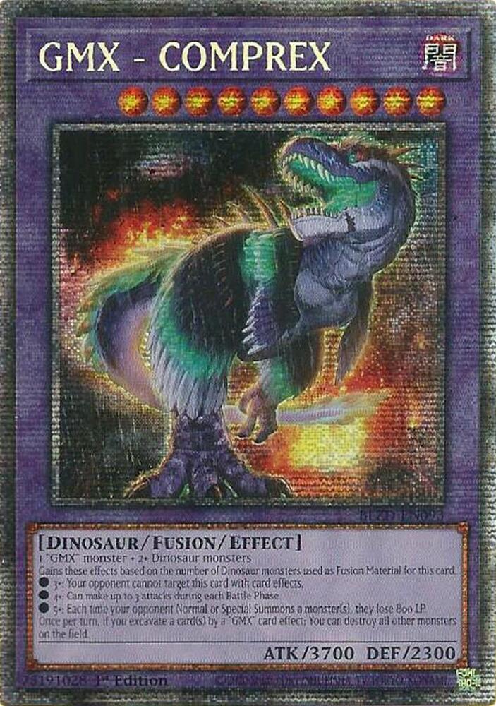 YuGiOh Blazing Dominion GMX - COMPREX (Starlight Rare) BLZD-EN093 Starlight Rare Near Mint 1st Edition
