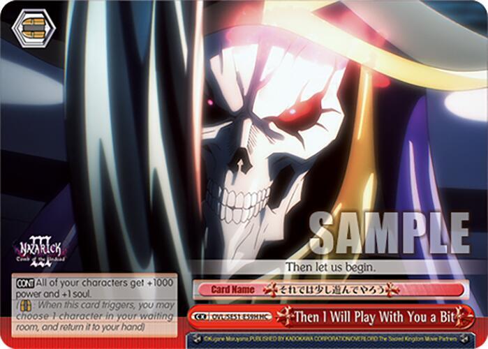 Weiss Schwarz Nazarick: Tomb of the Undead Vol.3 Extra Booster Then I Will Play With You a Bit (HC) OVL/SE51-E59H HC\\ HC Near Mint