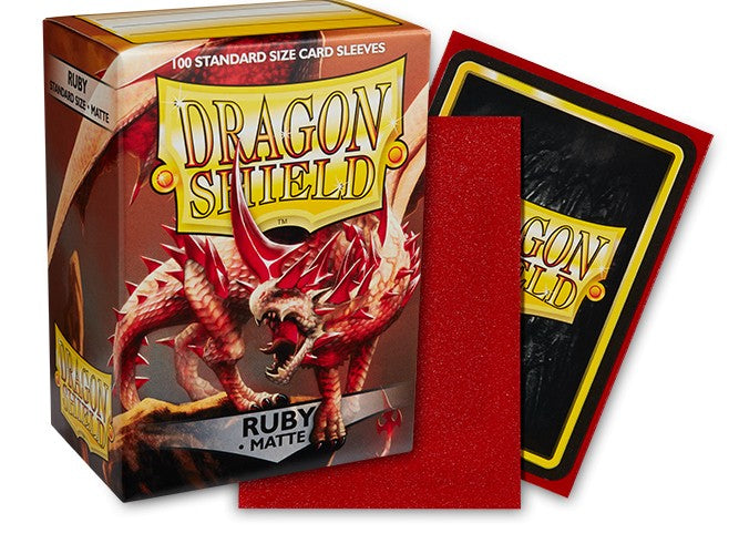Dragon Shield Standard Matte Sleeves - Ruby (100ct)