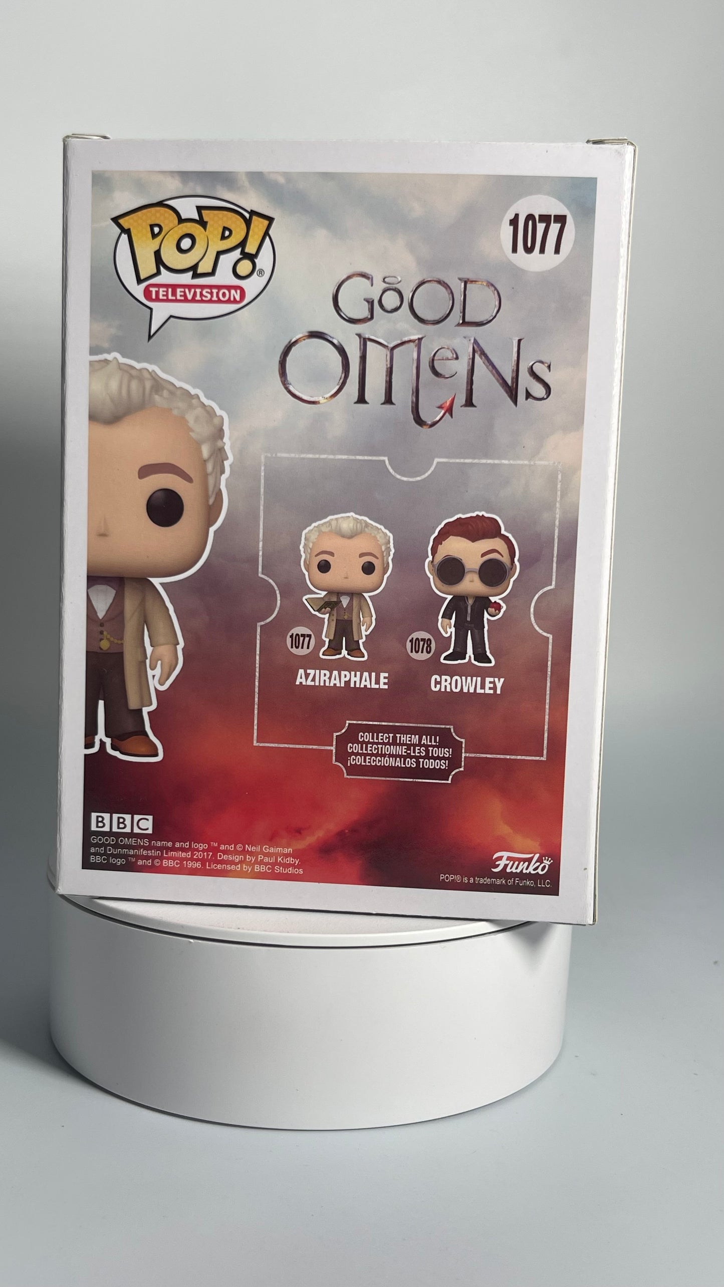 Funko Pop Television Good Omens Aziraphale Chase 1077