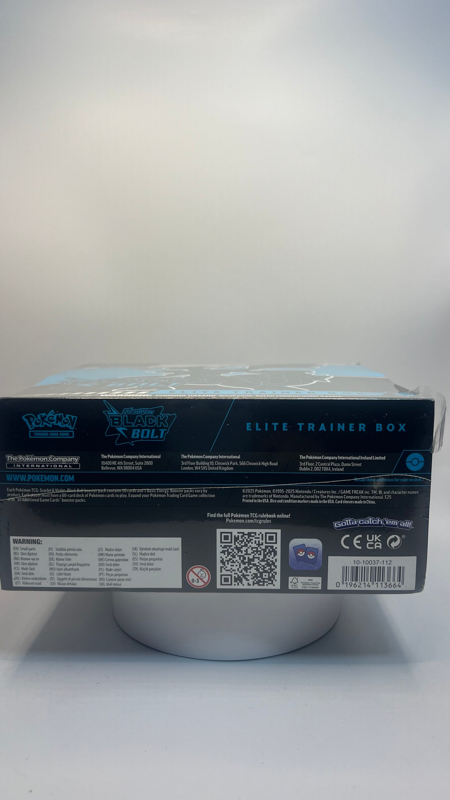 Pokemon Black Bolt Elite Trainer Box