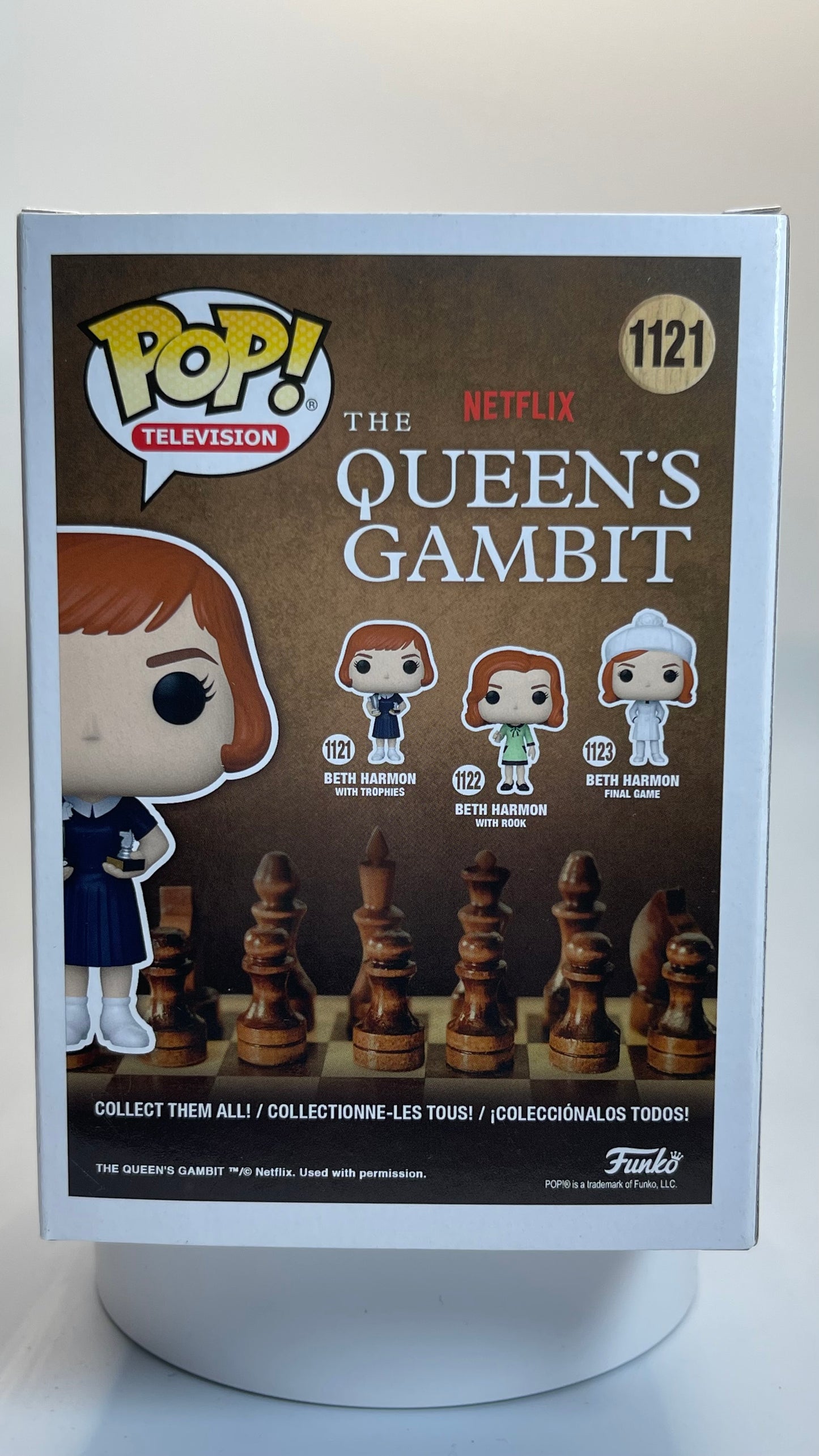 Funko Pop The Queen's Gambit Beth Harmon With Trophies 1121