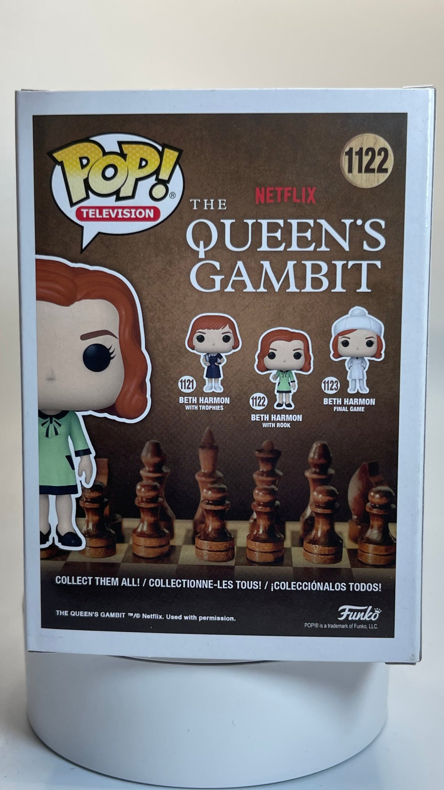 Funko Pop Television The Queen's Gambit Beth Harmon With Rook 1122