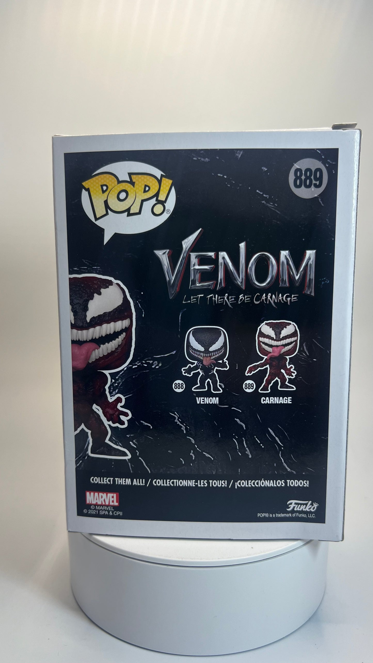 Funko Pop Marvel Venom Let There Be Carnage Carnage 889